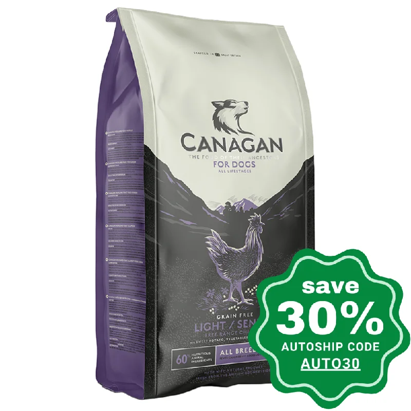 Canagan - Grain Free Dry Dog Food - Light/Senior Free-Run Chicken - 6KG